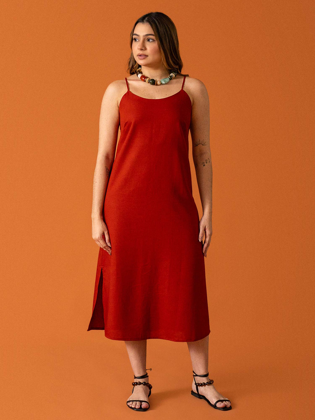 VESTIDO MARI LONGUETE | LINHO