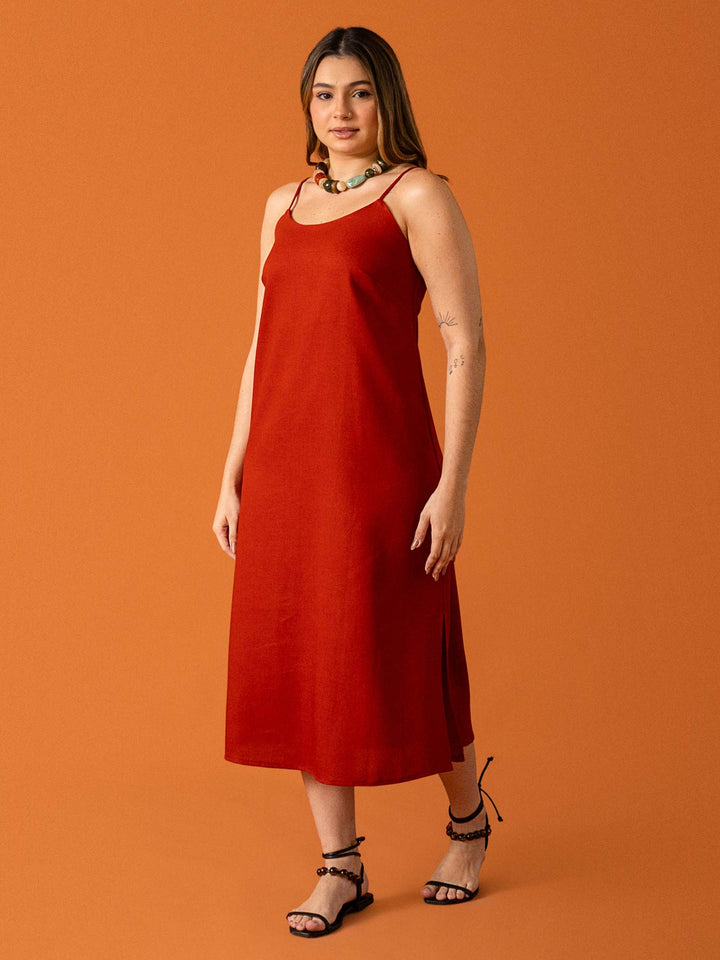 VESTIDO MARI LONGUETE | LINHO