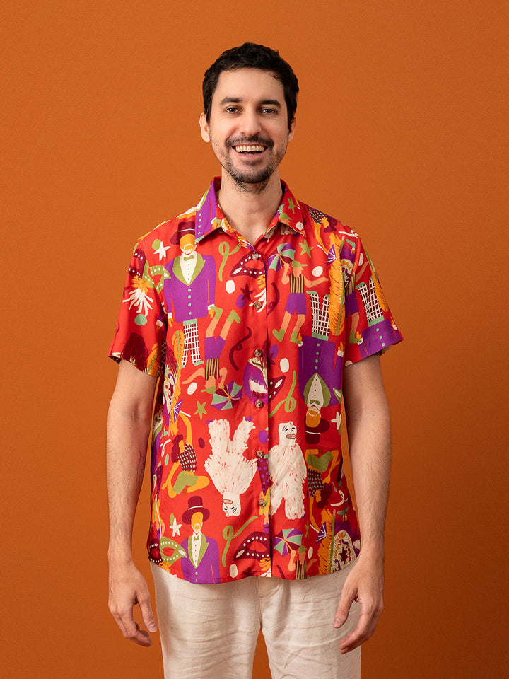 CAMISA DE BOTÃO BRINCANTES