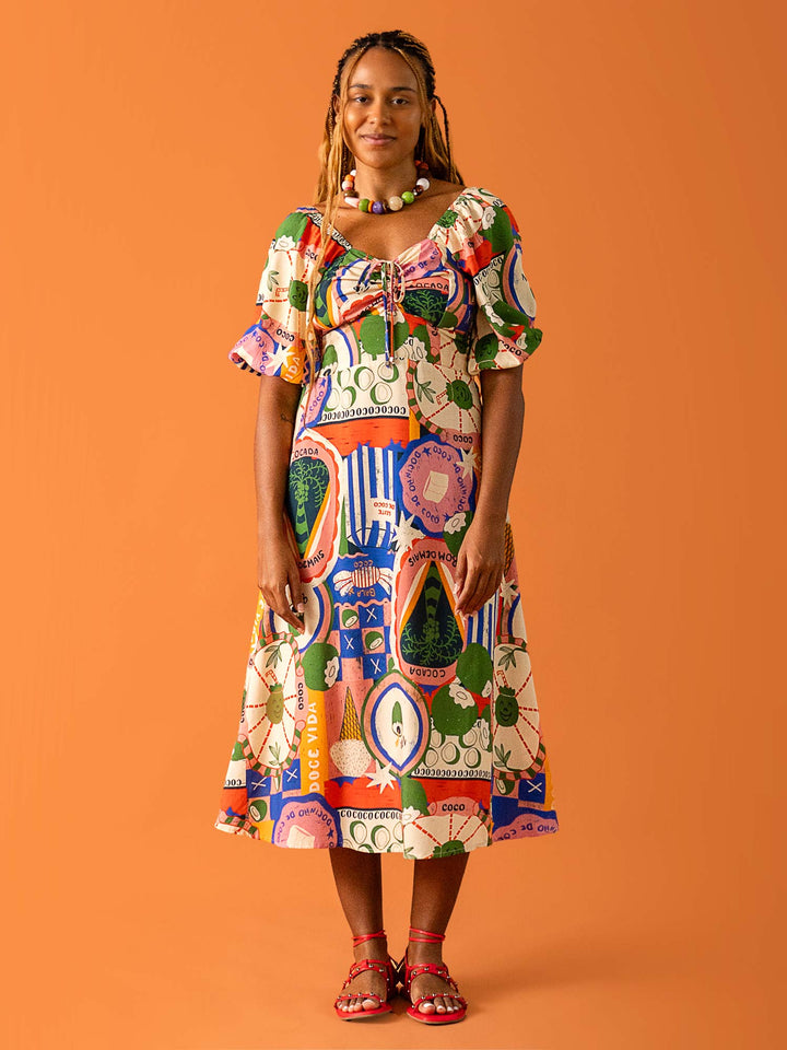 VESTIDO MANUELA | BATIDA DE COCO