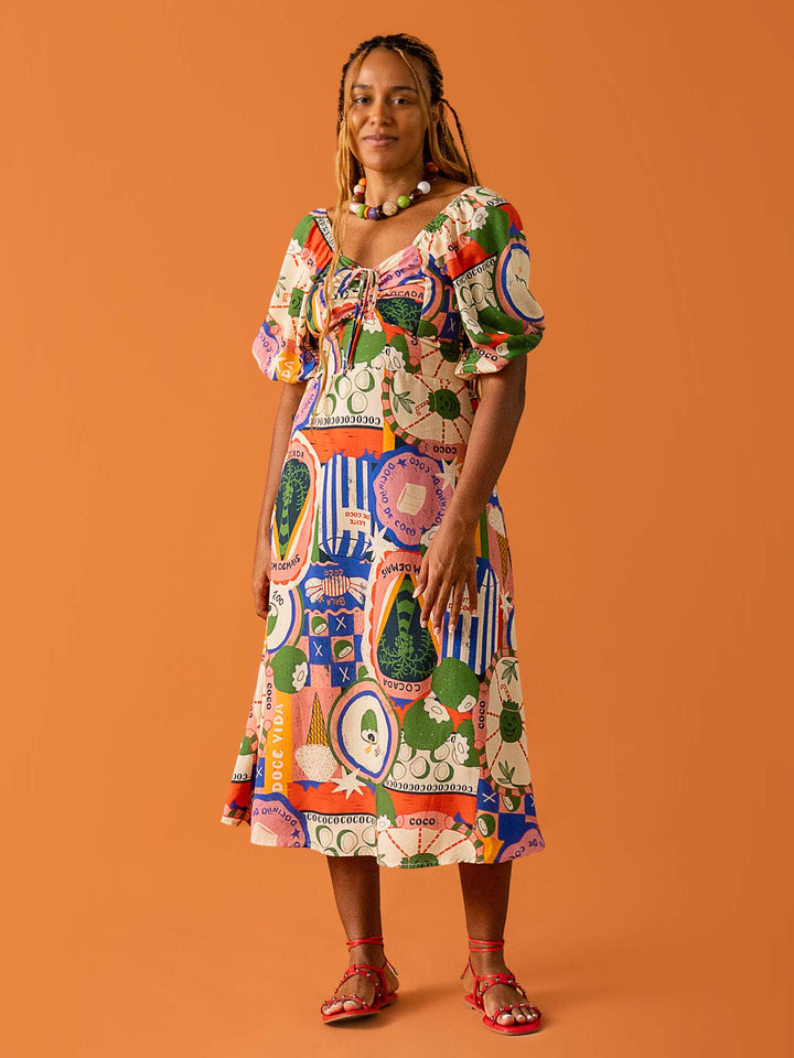 VESTIDO MANUELA | BATIDA DE COCO