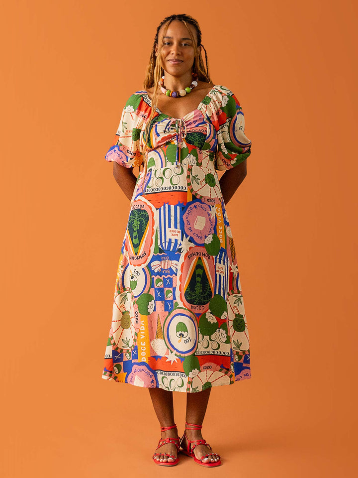 VESTIDO MANUELA | BATIDA DE COCO