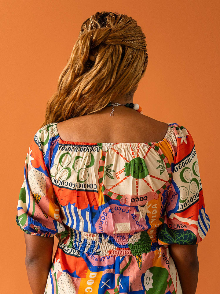 VESTIDO MANUELA | BATIDA DE COCO