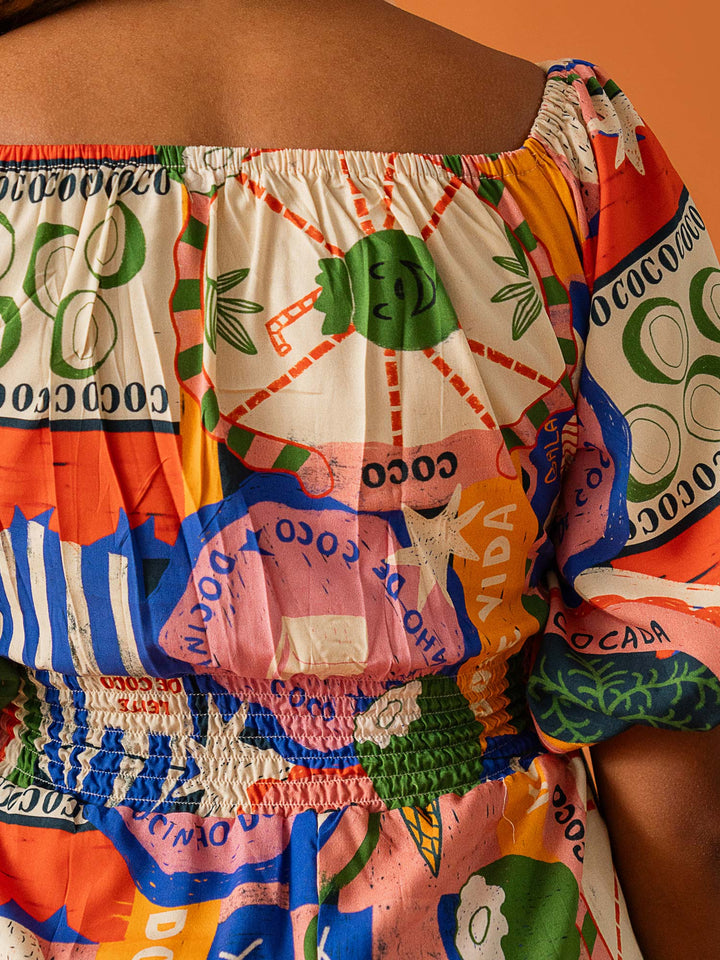VESTIDO MANUELA | BATIDA DE COCO