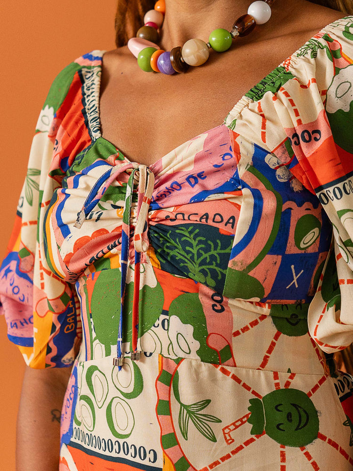 VESTIDO MANUELA | BATIDA DE COCO