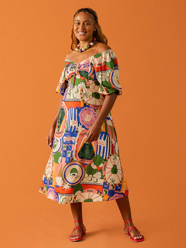 VESTIDO MANUELA | BATIDA DE COCO