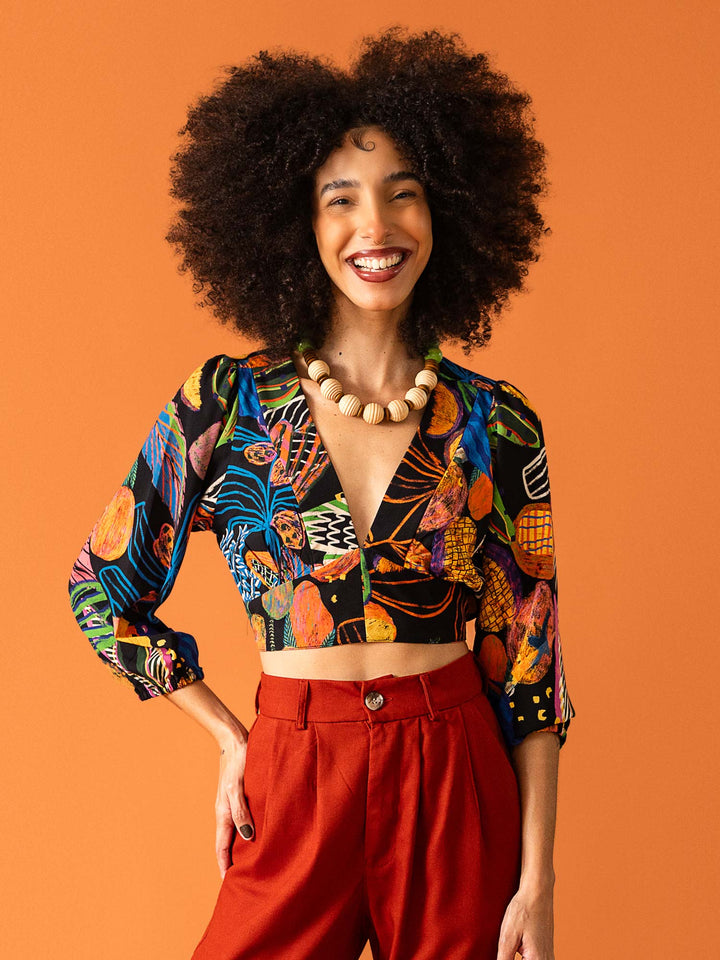 CROPPED ELIZ | MANGUEIRA