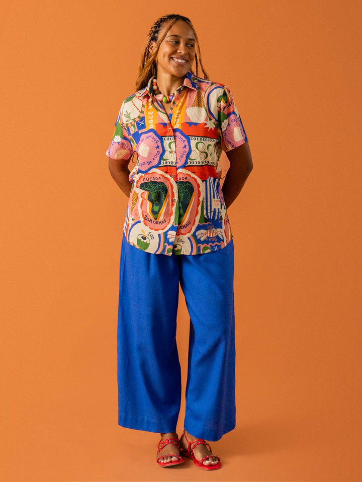 CAMISA DE BOTÃO | BATIDA DE COCO
