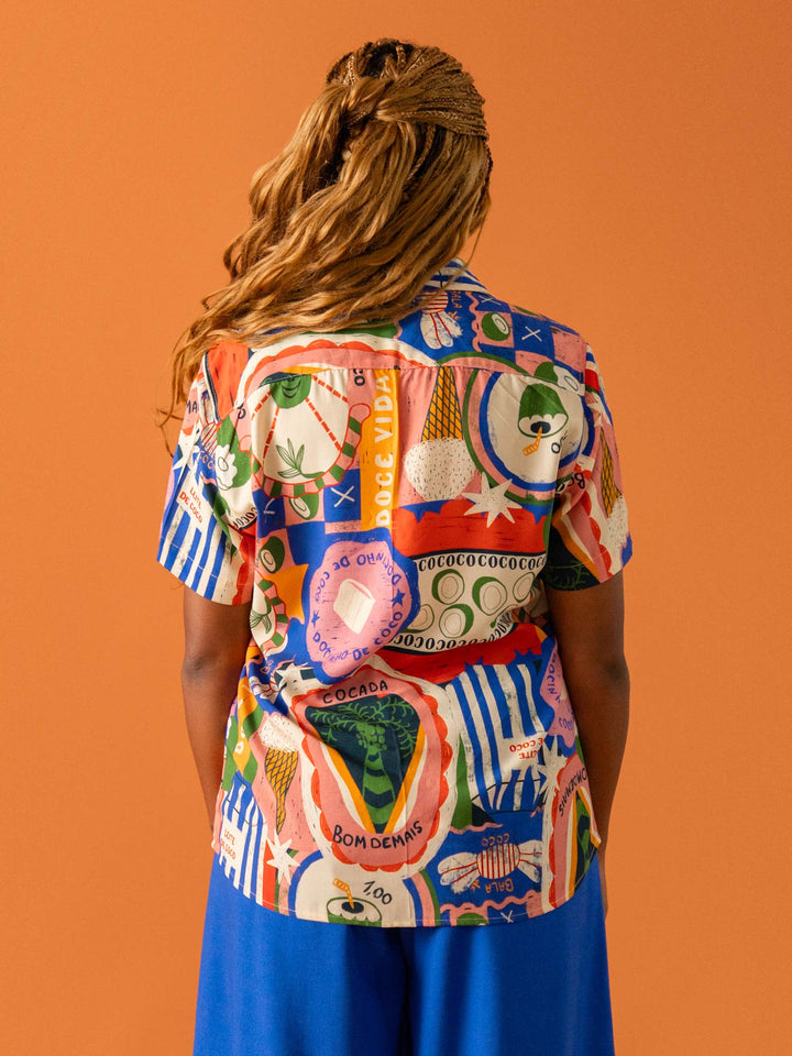 CAMISA DE BOTÃO | BATIDA DE COCO