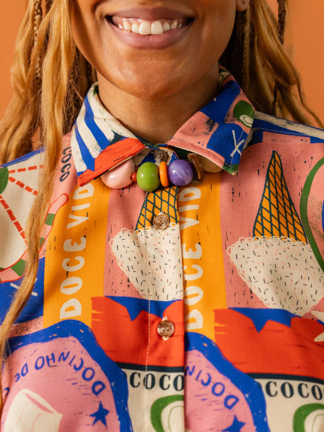 CAMISA DE BOTÃO | BATIDA DE COCO