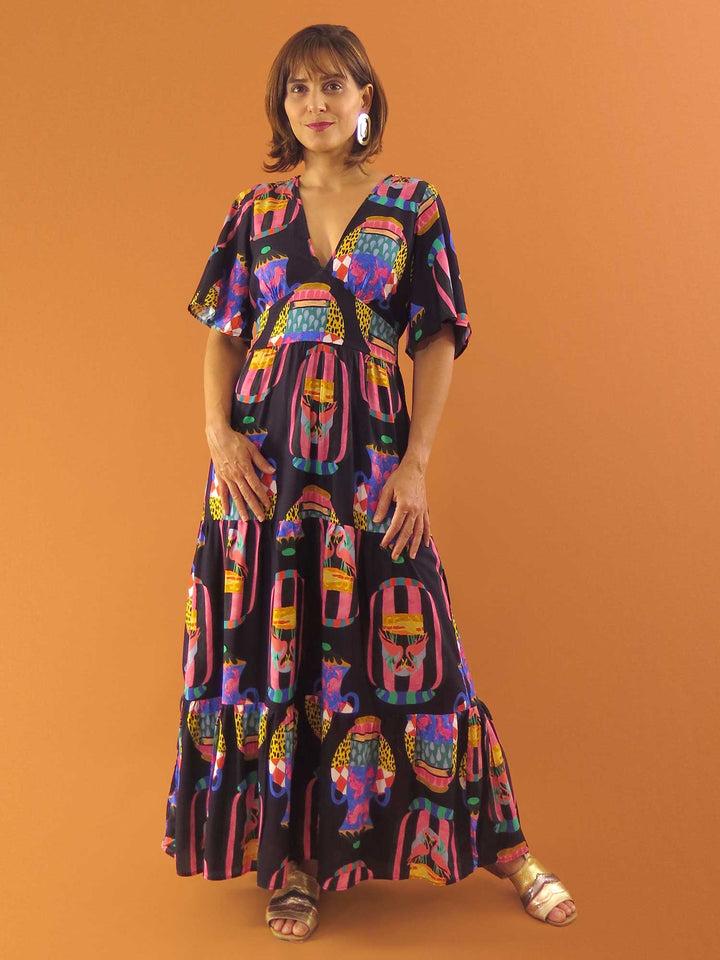 VESTIDO NINA LONGUETE