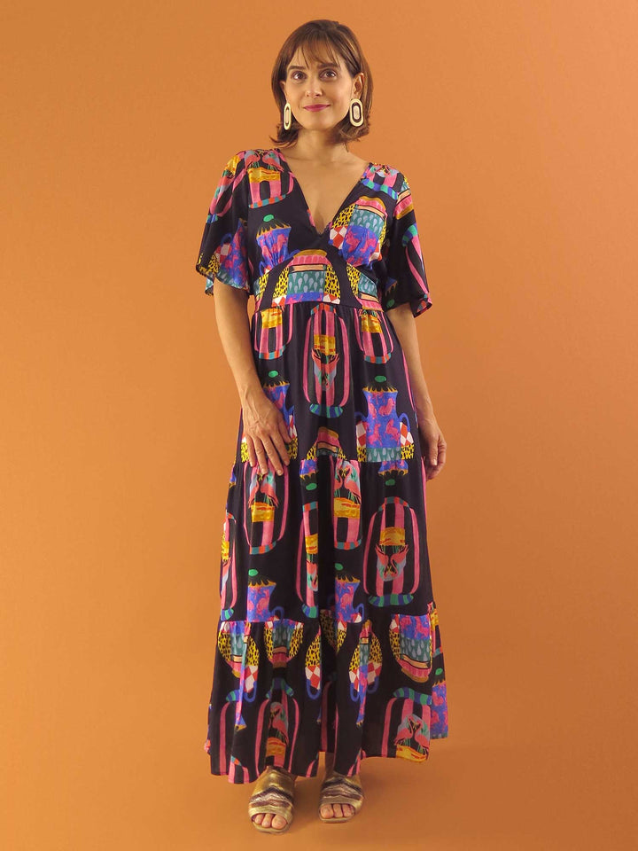 VESTIDO NINA LONGUETE