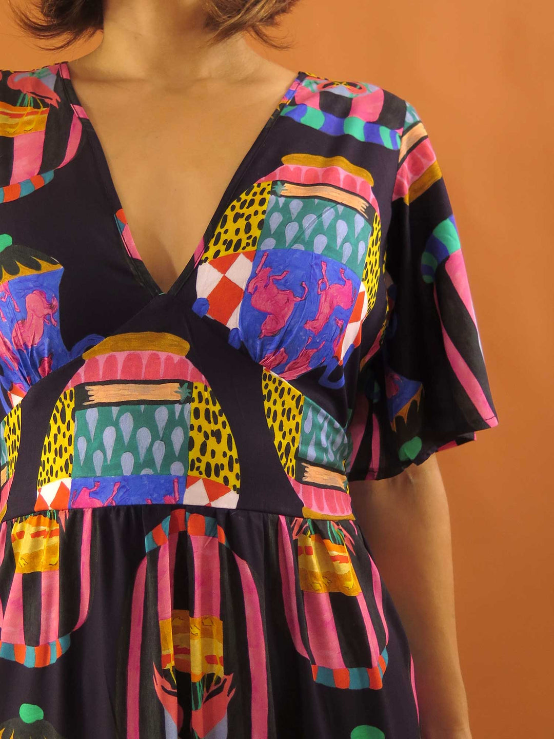 VESTIDO NINA LONGUETE