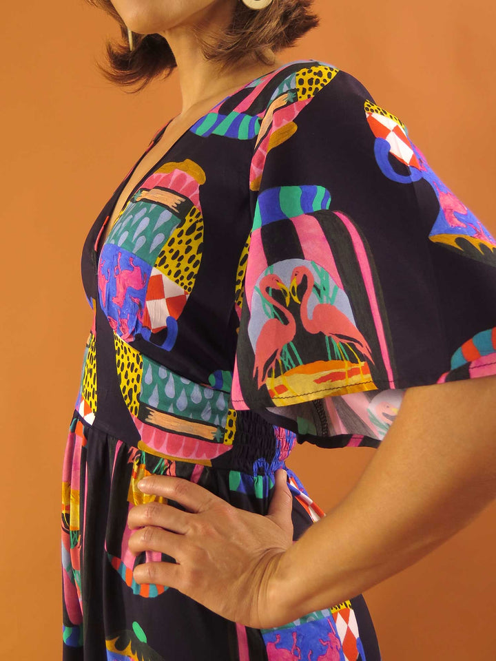 VESTIDO NINA LONGUETE