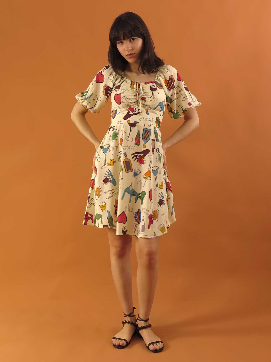 VESTIDO MANUELA CURTO