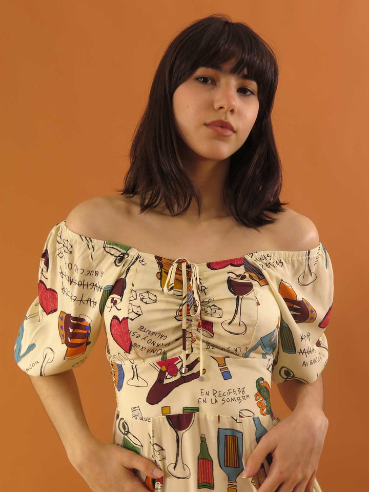 VESTIDO MANUELA CURTO