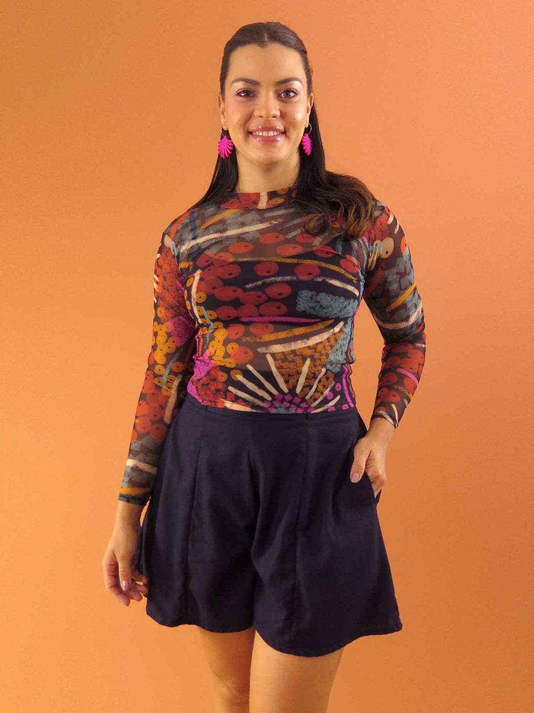 BLUSA CAROL MANGA LONGA