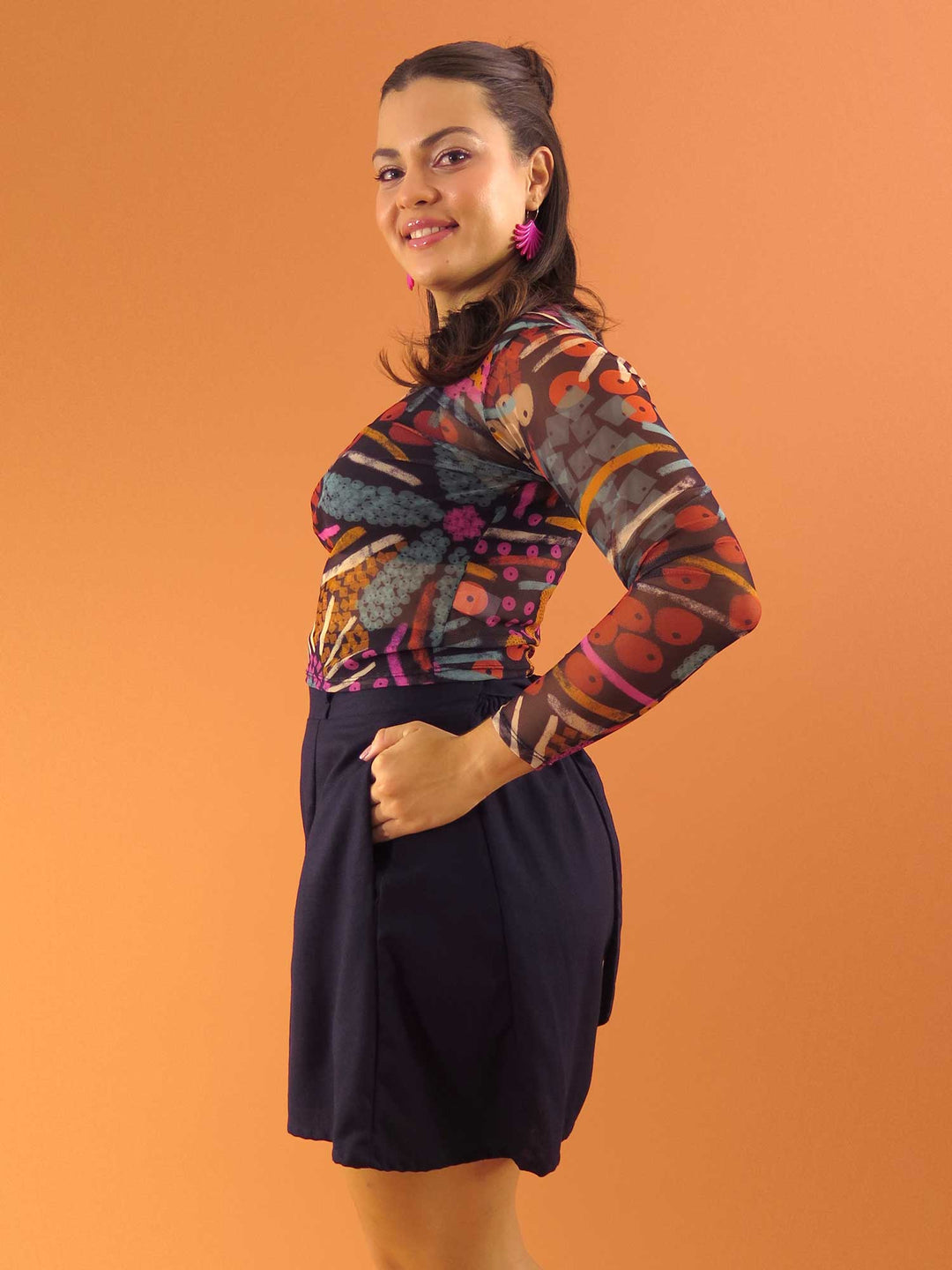 BLUSA CAROL MANGA LONGA