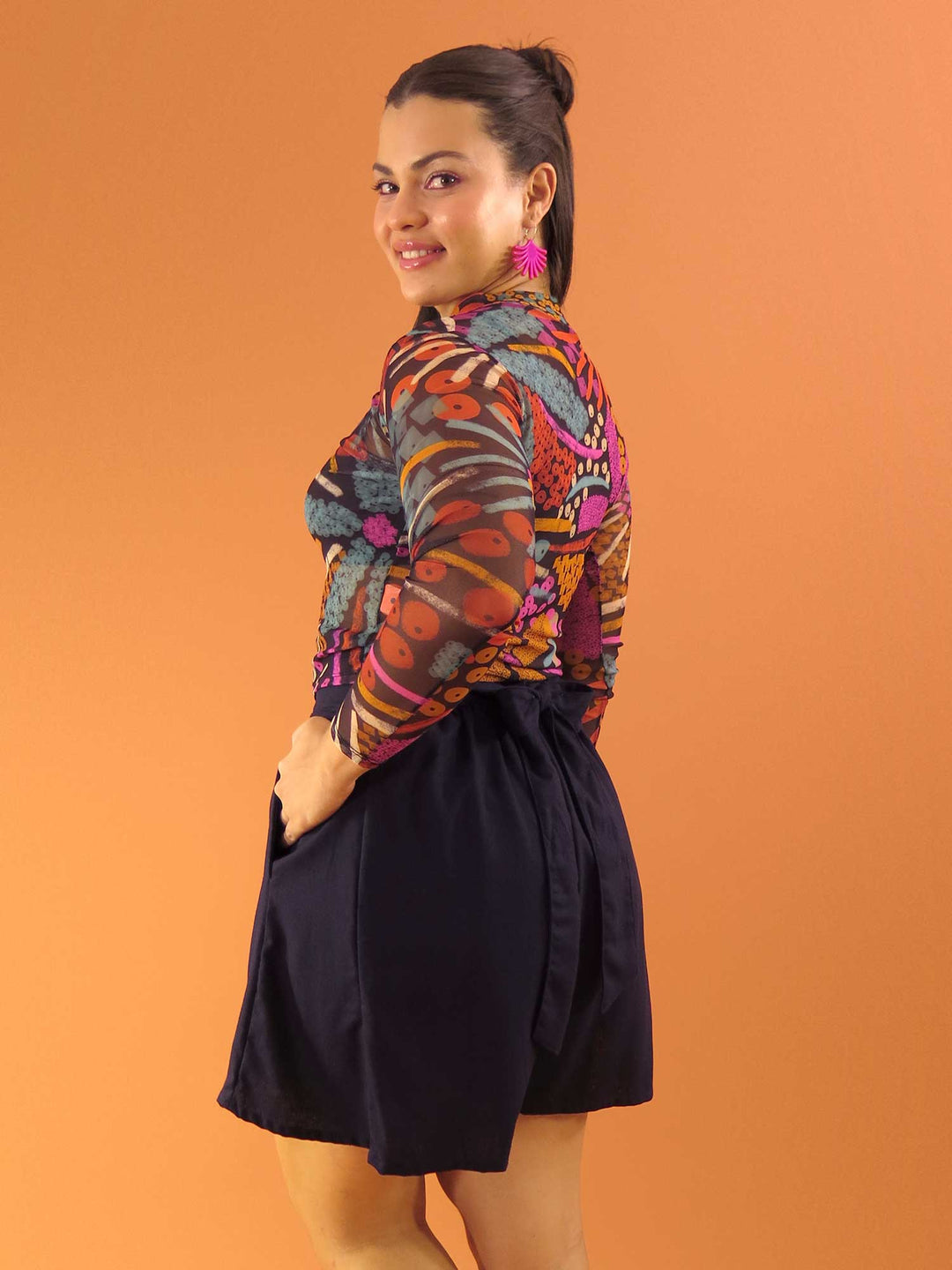 BLUSA CAROL MANGA LONGA