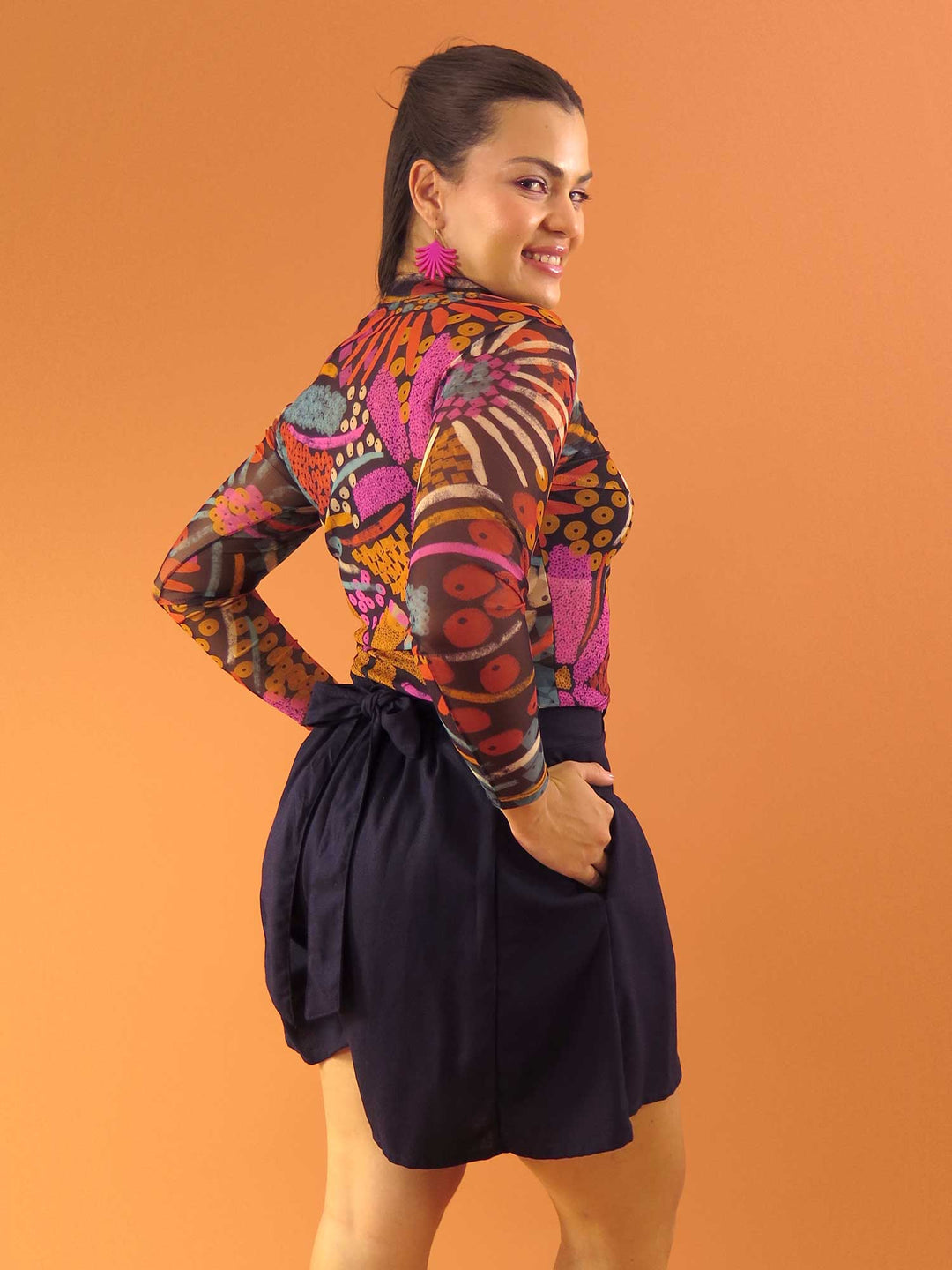 BLUSA CAROL MANGA LONGA