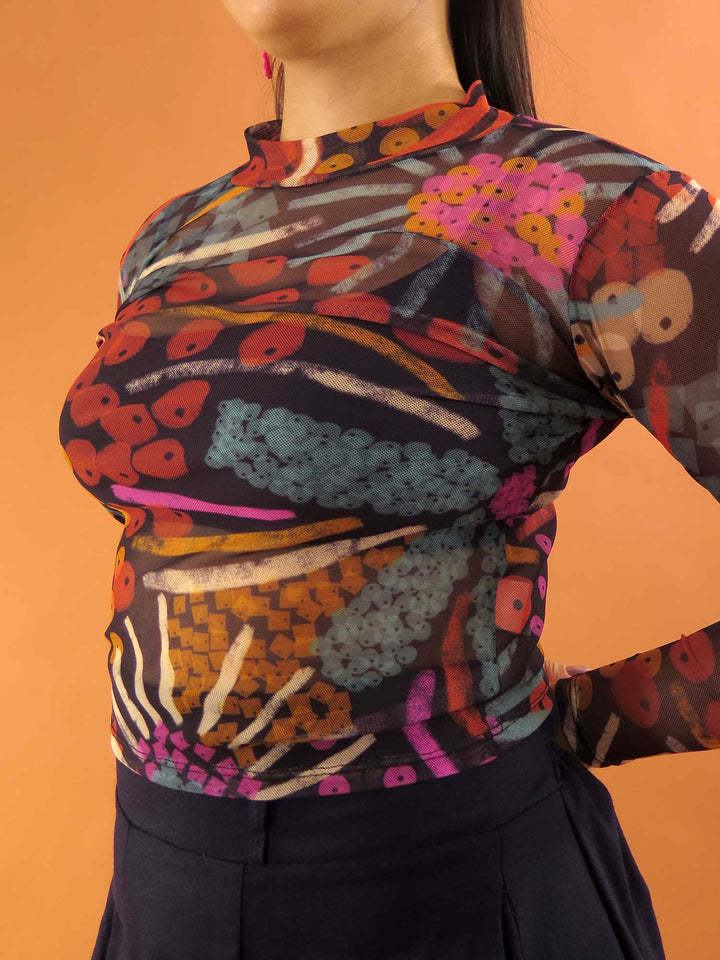 BLUSA CAROL MANGA LONGA