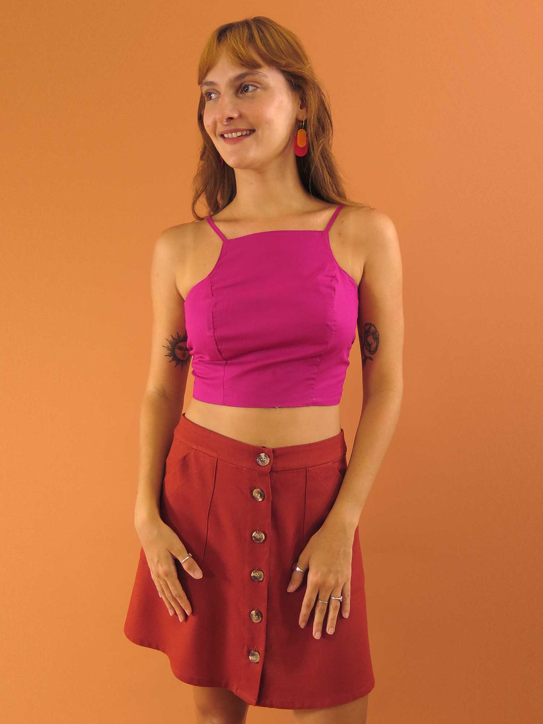 TOP LAÇO DUPLA FACE