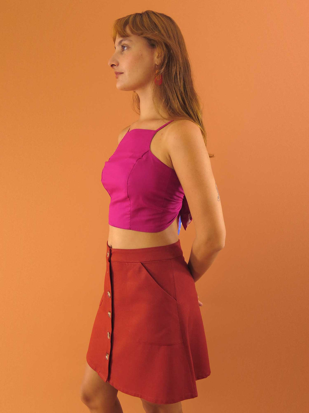 TOP LAÇO DUPLA FACE