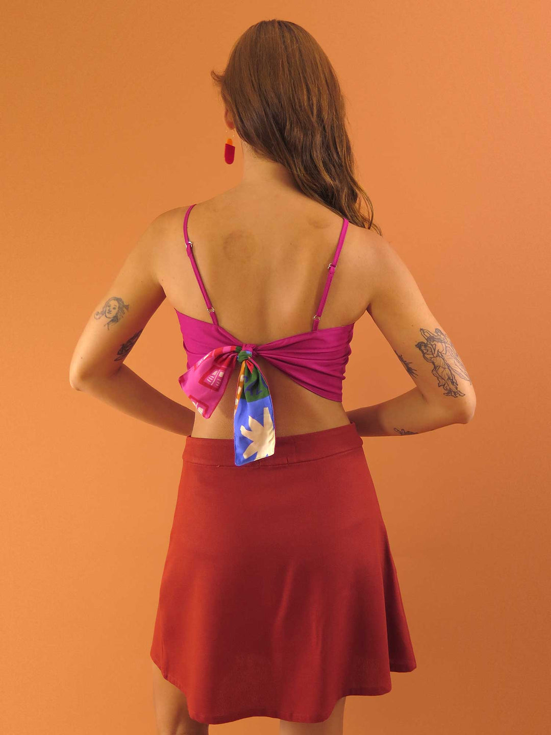 TOP LAÇO DUPLA FACE