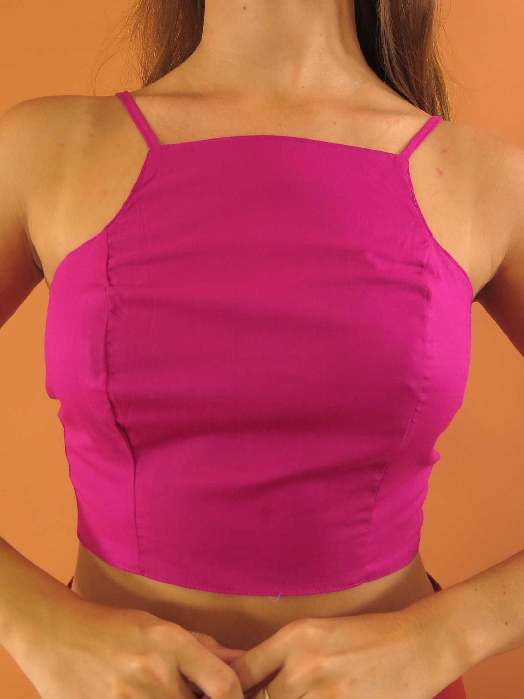 TOP LAÇO DUPLA FACE