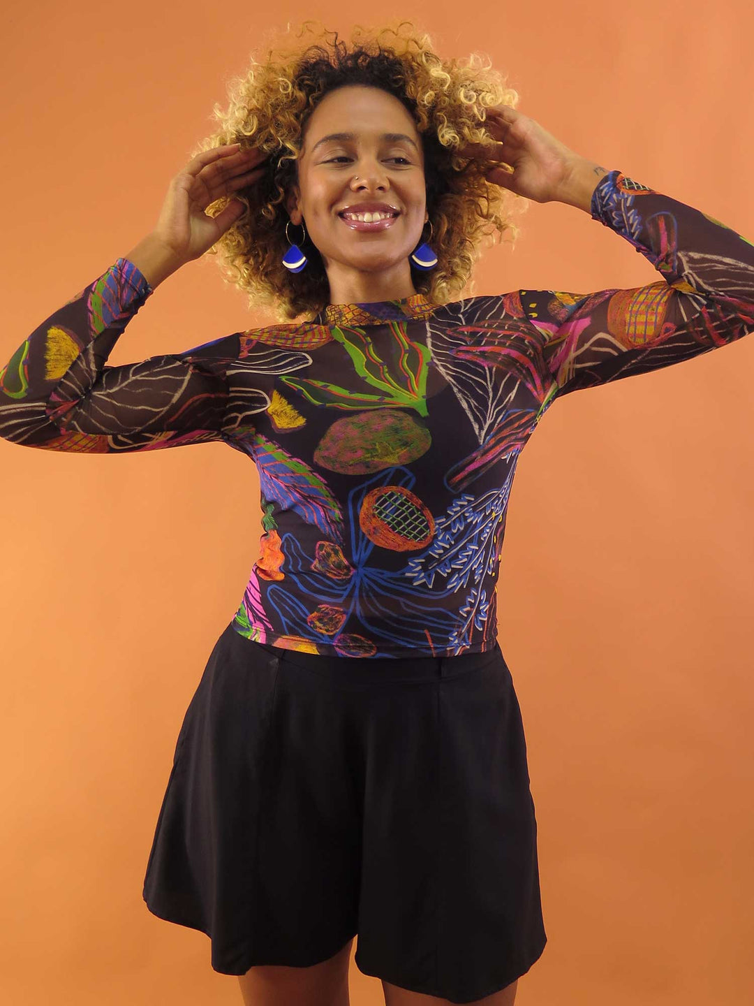 BLUSA CAROL MANGA LONGA