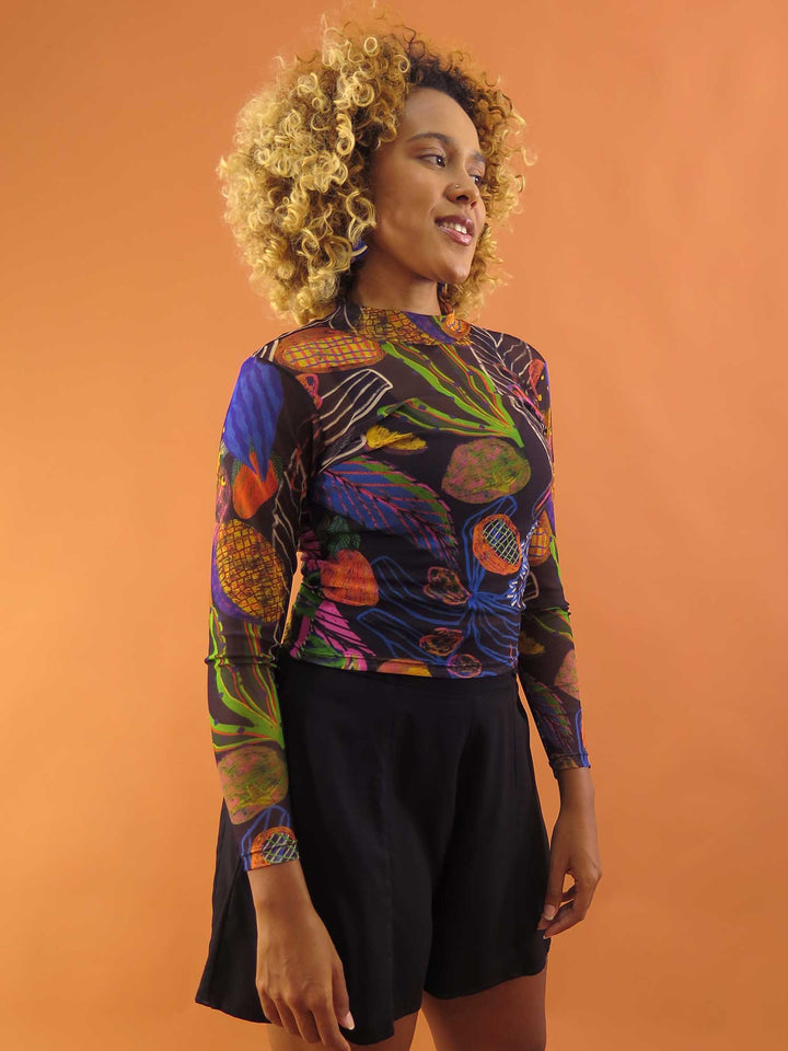 BLUSA CAROL MANGA LONGA