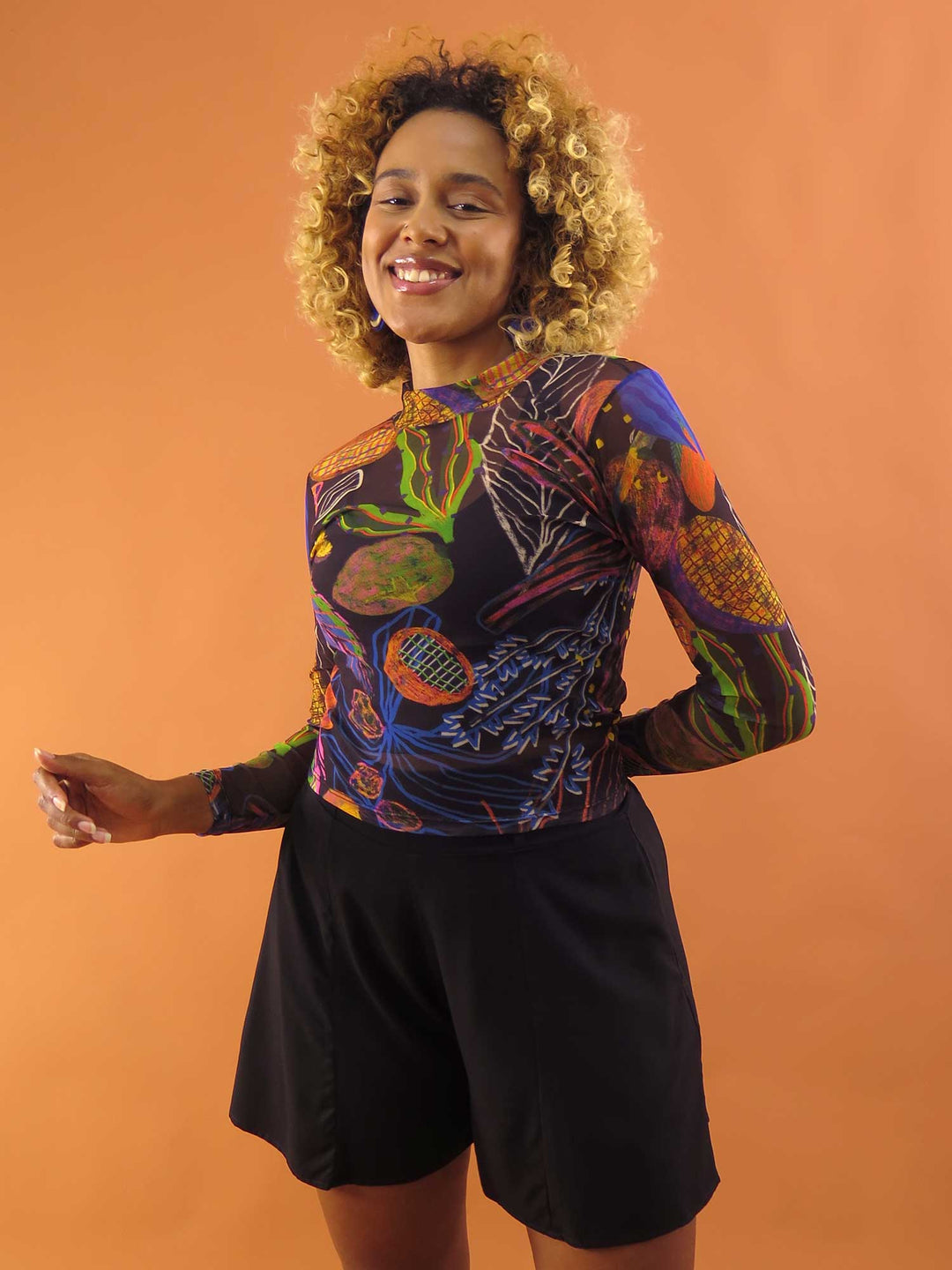 BLUSA CAROL MANGA LONGA