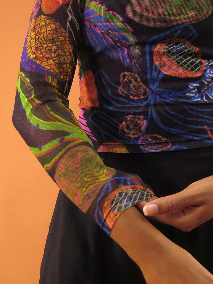 BLUSA CAROL MANGA LONGA