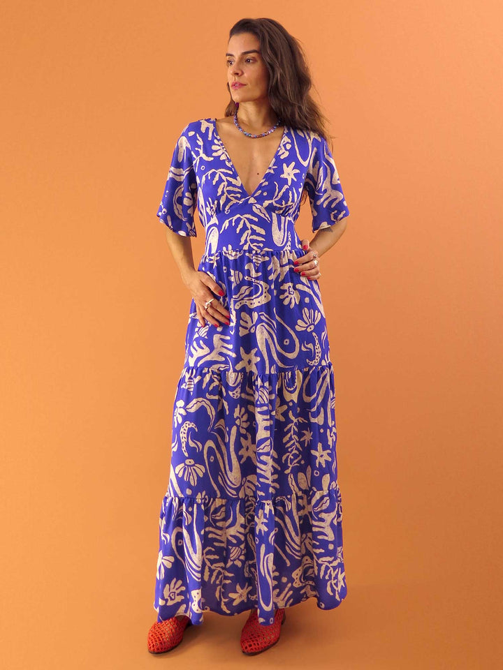 VESTIDO NINA LONGUETE