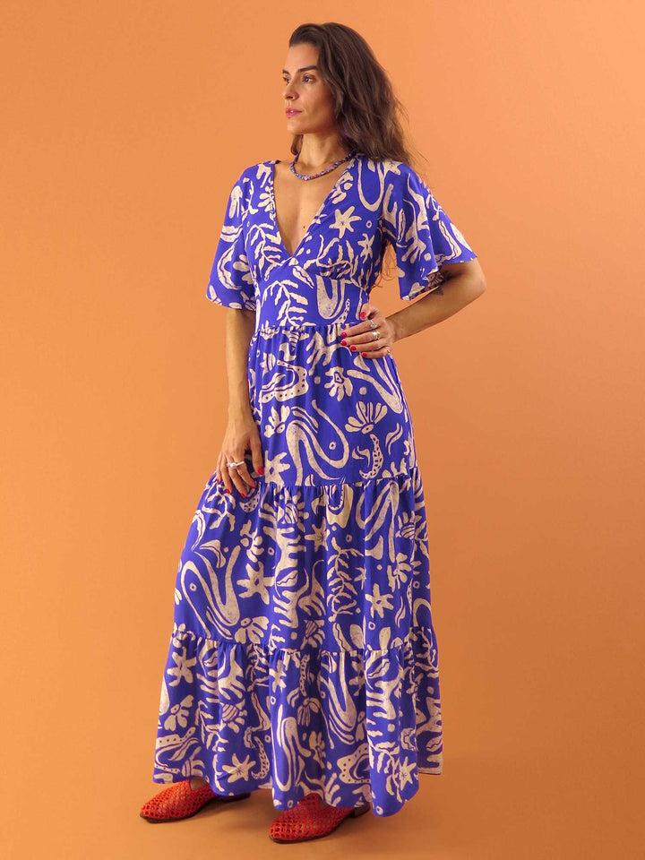 VESTIDO NINA LONGUETE