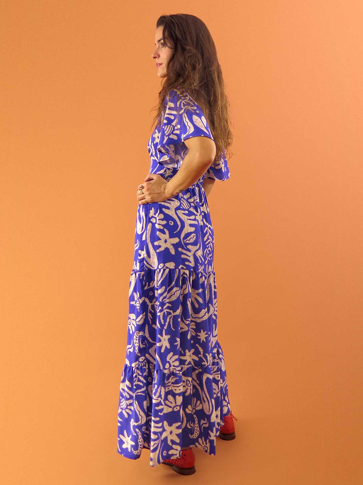 VESTIDO NINA LONGUETE