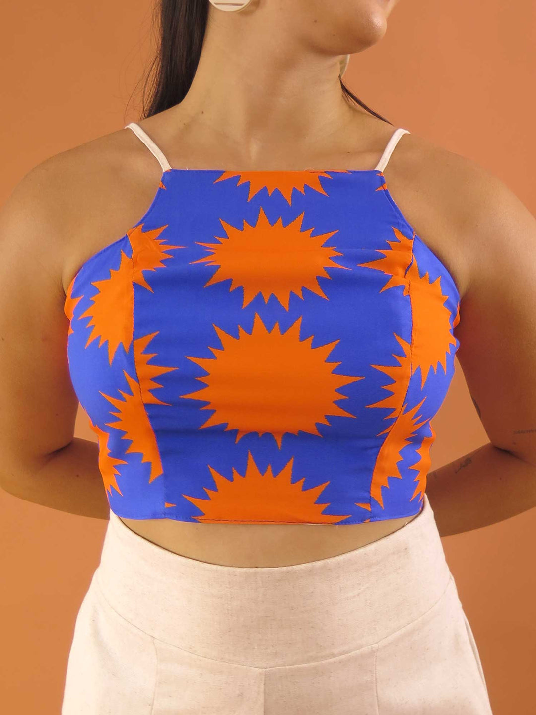 TOP LAÇO DUPLA FACE