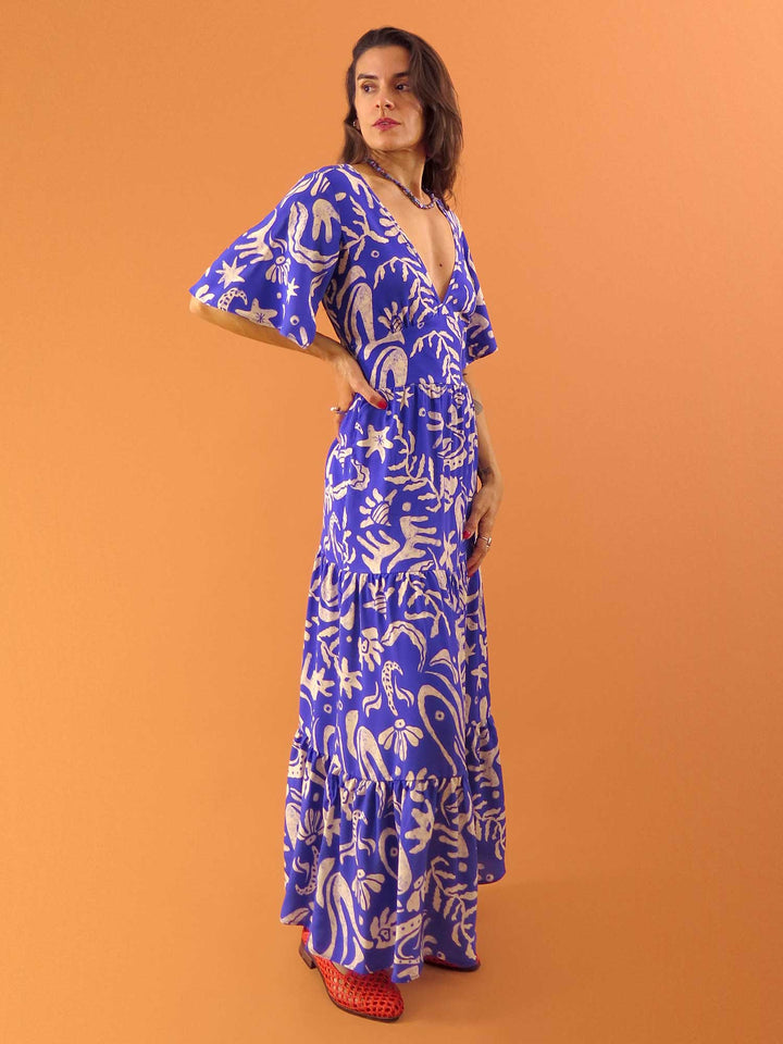 VESTIDO NINA LONGUETE