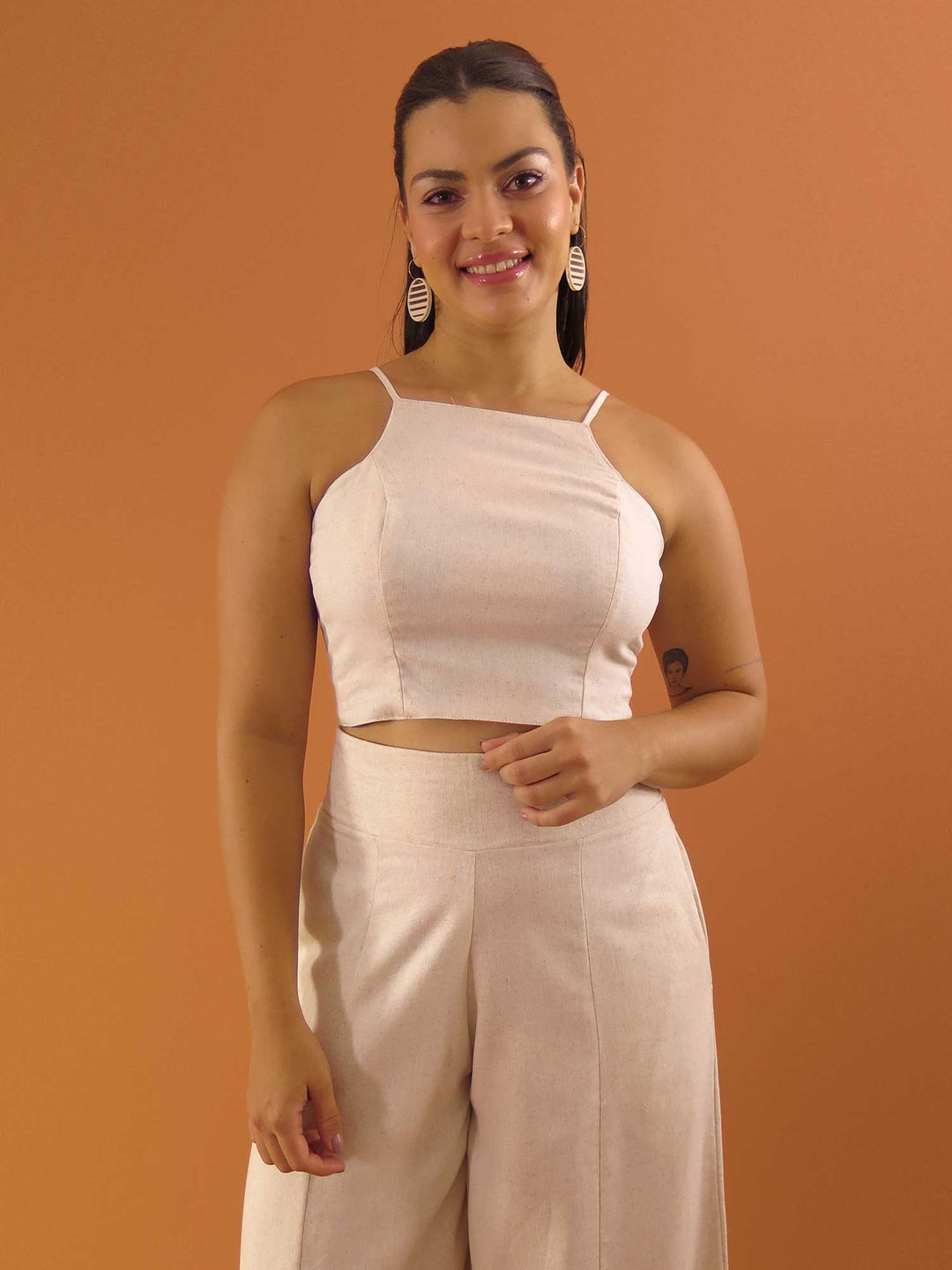 TOP LAÇO DUPLA FACE