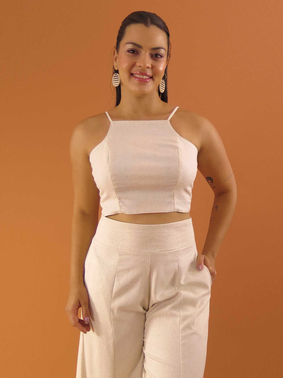 TOP LAÇO DUPLA FACE