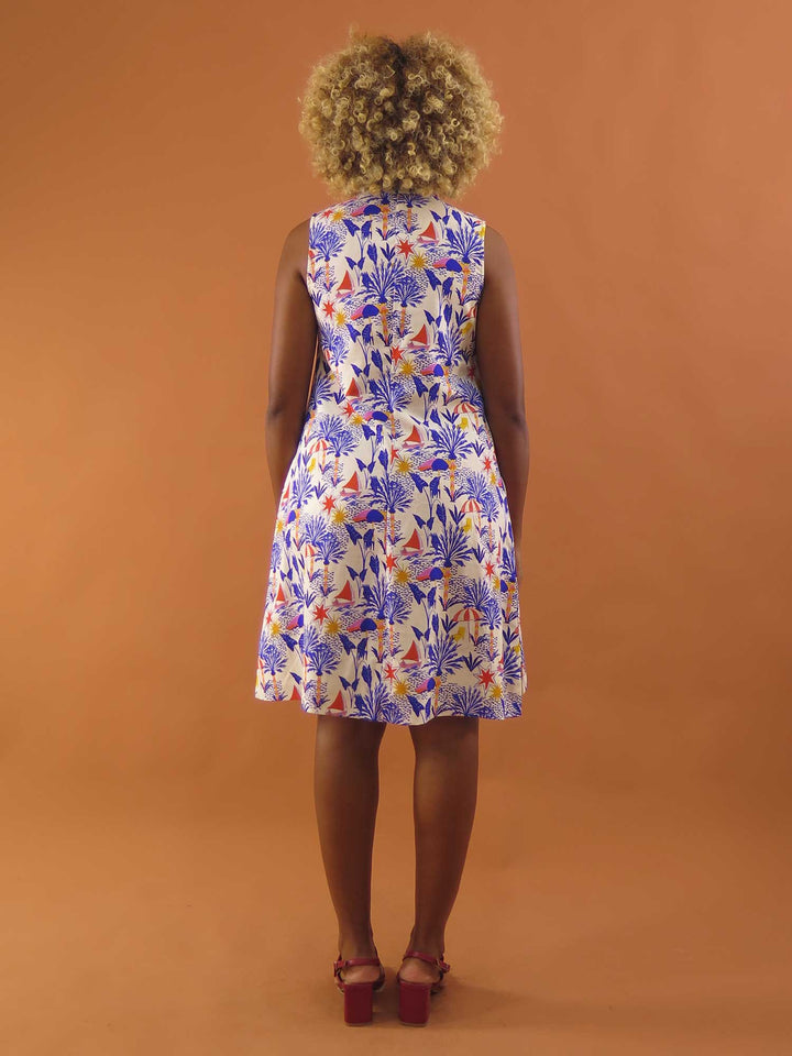 VESTIDO GOLA PADRE CURTO