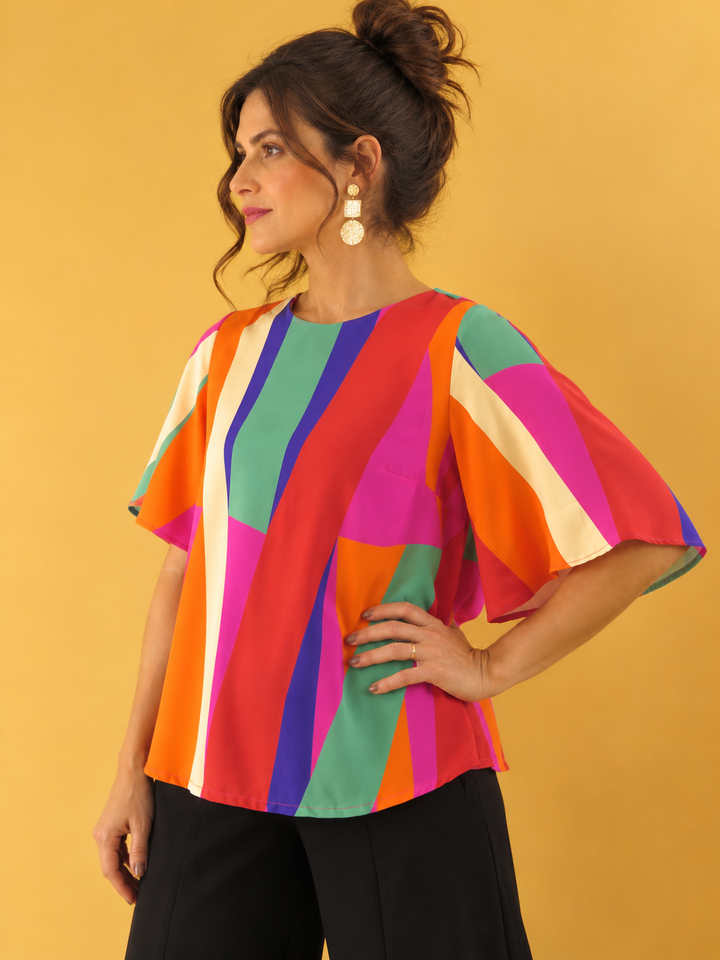 BLUSA MANGA SINO