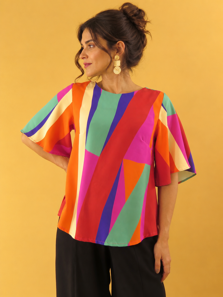 BLUSA MANGA SINO