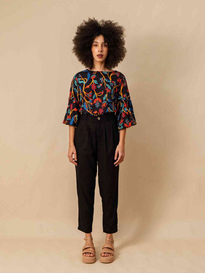 blusa_feminina_estampada_bufante_duas_design_moda_autoral_recife_pernambuco