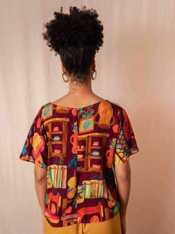 Blusa Aurora | Dentro de casa