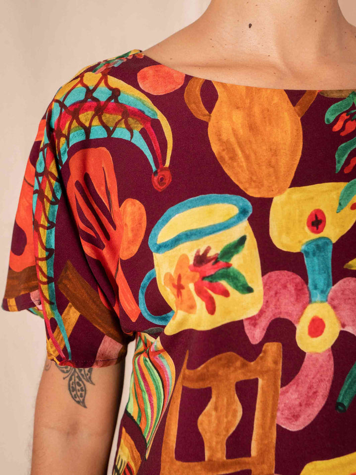 Blusa Aurora | Dentro de casa