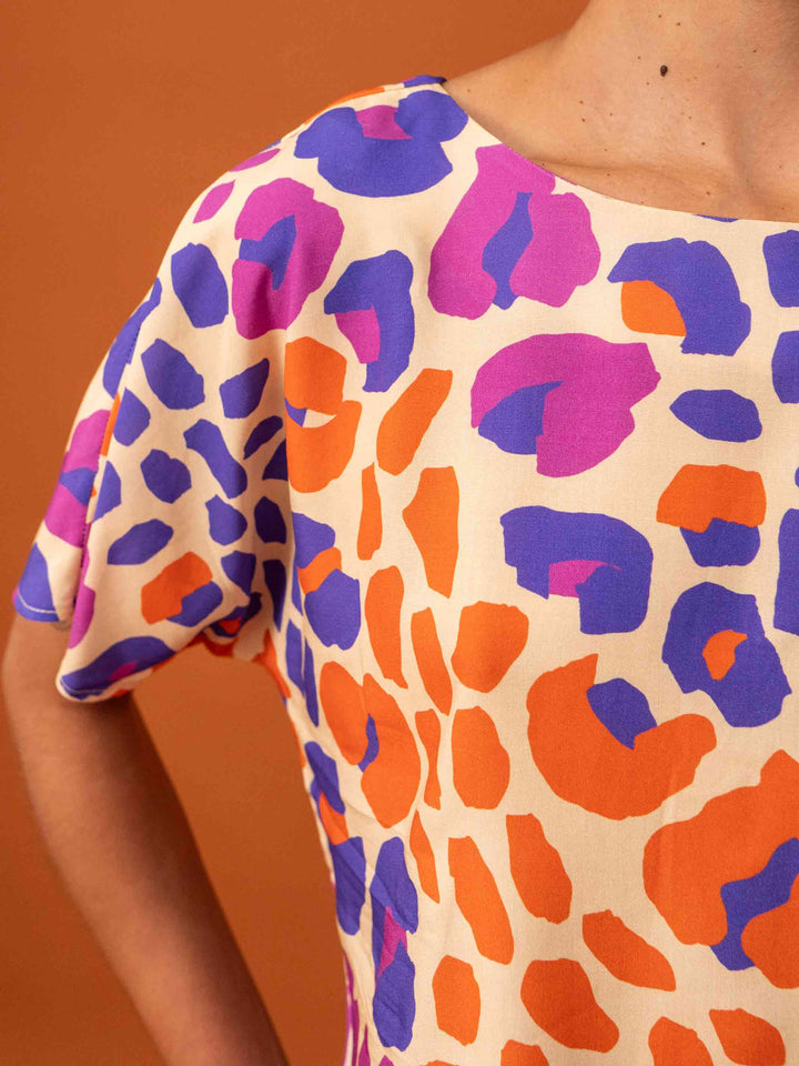 Blusa aurora | Onça pintada Off