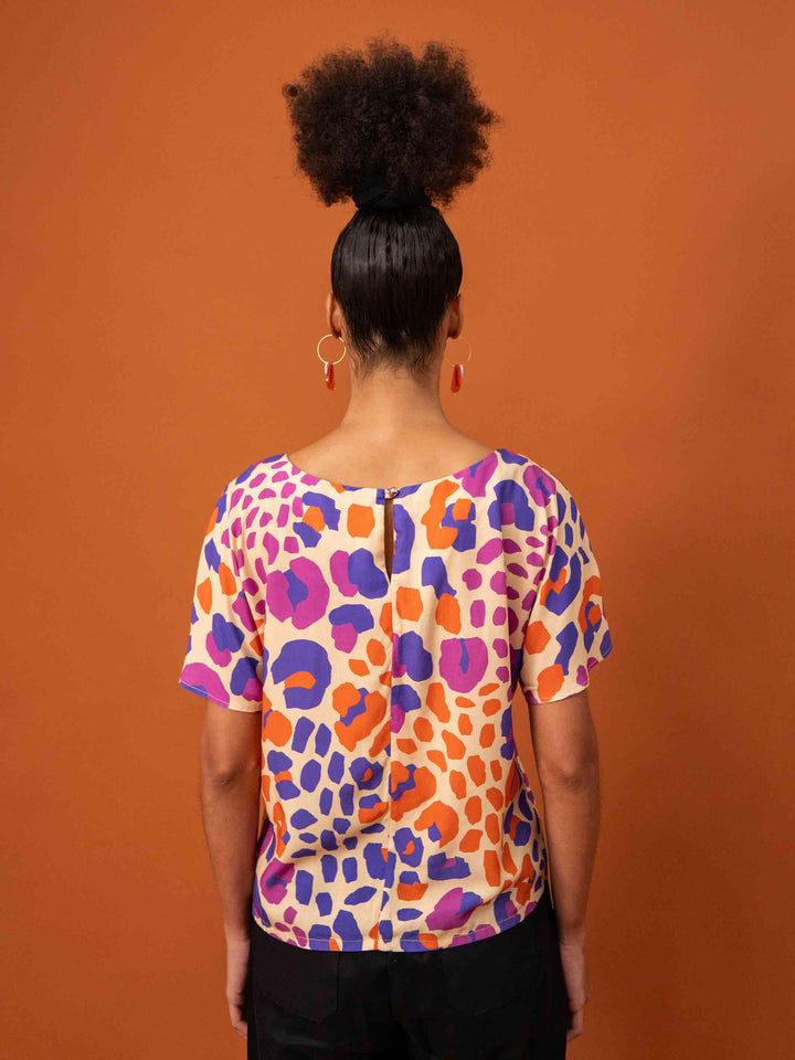 Blusa aurora | Onça pintada Off