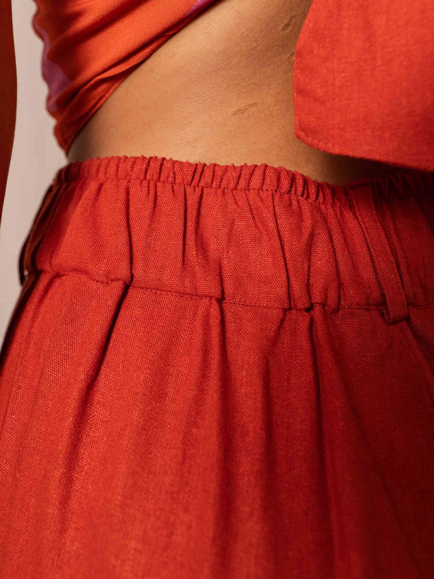CALÇA CROPPED | LINHO