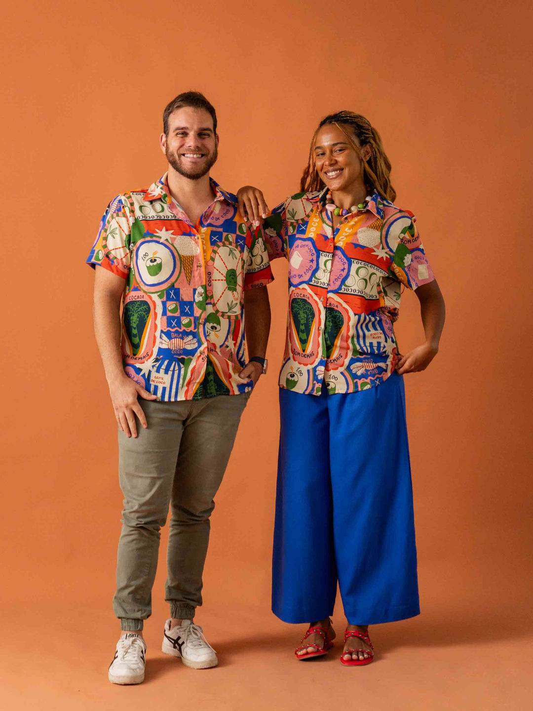 CAMISA DE BOTÃO | BATIDA DE COCO